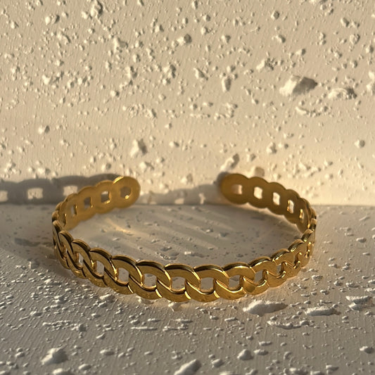 Bold Loop Cuff Bracelet